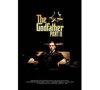 Sad-alice The Godfather Part II Movie Poster Print Art Print A4 Unframed Landscape Brown Glossy Paper Rectangular Poster Bedroom Classroom Living Room