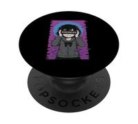 Sad Anime Girl Sadness Vaporwave Japanese Streetwear Anime PopSockets Adhesive PopGrip