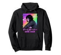 Sad Anime Girl Vaporwave Retro Egirl Eboy Edgy Aesthetic Pullover Hoodie