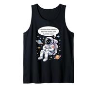 Sad Astronaut - Existential Space Humor with Cosmic Vibes Tank Top