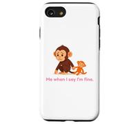 Sad Baby Monkey Punch Me When I Say I'm Fine Case for iPhone SE (2020) / 7/8