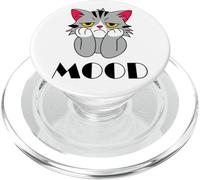 Sad - Bored - Tired - Mood - Vibes - Cat PopSockets PopGrip for MagSafe
