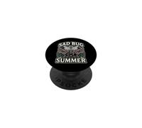 Sad Bug Summer Cute Insect Butterfly Dragonfly Graphic PopSockets Adhesive PopGrip
