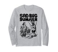 Sad Bug Summer Funny Insect Lover Funeral Bugs Entomology Long Sleeve T-Shirt