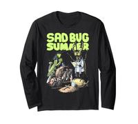Sad Bug Summer Funny Insect Lover Funeral Bugs Entomology Long Sleeve T-Shirt