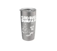 Sad Bug Summer Funny Insect Lover Funeral Bugs Entomology Stainless Steel Insulated Tumbler