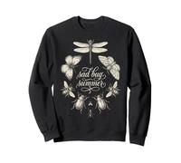 Sad Bug Summer Vintage Entomology Insects Botanical Art Sweatshirt