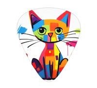 Sad Cat Printed pick set - 12 pieces, thin, medium and thick guitar picks, suitable for guitar, bass, electric guitar and ukulele