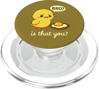 Sad Chick Bro Meme Funny Egg Cartoon Cute Breakfast Joke PopSockets PopGrip for MagSafe