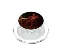 Sad Court Jester Stancyk Sitting Polish Red Fool Fine Art PopSockets PopGrip for MagSafe