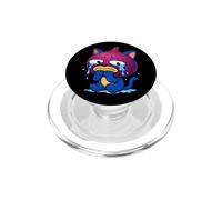 Sad Crying Onion Cat Cartoon Funny Chopping Onions Meme PopSockets PopGrip for MagSafe