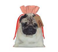 Sad Dog Christmas Drawstring Sack Gift Bag, Lightweight And Cute In Design