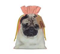 Sad Dog Christmas Drawstring Sack Gift Bag, Lightweight And Cute In Design