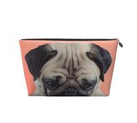 Sad Dog Leather Travel Wash Bag, Stylish and Durable, Easy to Carry