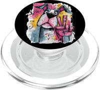 Sad Dog Peace Graffiti Pop Character Graphic Art Portrait PopSockets PopGrip for MagSafe