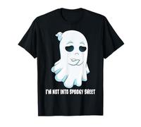 Sad Ghost Halloween Costume I'm Not Into Spooky Sheet T-Shirt