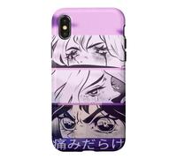 Sad Girl Full Of Pain Japanese Harajuku Lofi Manga Anime Case for iPhone X/XS