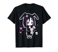 Sad Girl Kawaii Anime Goth Bunny Creepy Cute Emo T-Shirt
