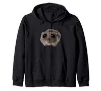 Sad Hamster Meme - Embrace the Cute Sorrow Zip Hoodie