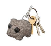 Sad Hamster Meme Keychain, Meme Sad Hamster Plush, Handmade Sad Hamster Knitting Doll, Crochet Sad Hamster Keychain With Sound, Cute Handwoven Hamster Ornament, Unique For Kids Adults