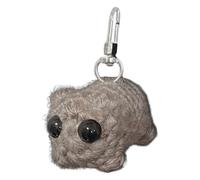 Sad Hamster Meme Keychain | Sad Hamster Meme Plush Toy Keyring | Crying Hamster Pendant | Novelty Cute Hamster Keychain For Keys Schoolbag Backpack Rear View Mirror