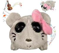 Sad Hamster Plush Toy, Hamster Toy with Built In Violin Sound, Sad Hamster Meme Plush Toy, Hamster Stuffed Animal Plush Toys for Kids Boys Girls