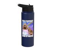 Sad is Temporary Swag is Forever Stainless Steel Insulated Water Bottle