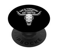 Sad Is Temporary Yeehaws Are Forever Meme Cowboy |- PopSockets Adhesive PopGrip