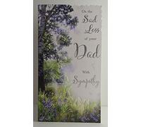 Sad loss of Dad Sympathy Card Thoughts are with you