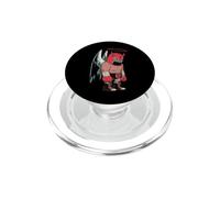 Sad Luchador Angel Devil Mask Wrestler PopSockets PopGrip for MagSafe