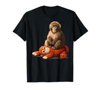 Sad Monkey Punch Meme Sitting On Orange Toy T-Shirt