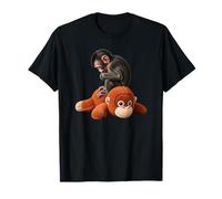 Sad Monkey Punch Meme with an Orange Toy Trending Quote T-Shirt