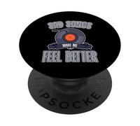 Sad Songs Make Me Feel Better Music Mood Therapy PopSockets Adhesive PopGrip