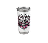 Sad Songs Save Lives Emo Design Stainless Steel Insulated Tumbler