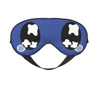 Sad Teary Cartoon Black Eyes Eye Mask Sleep Mask Light BlockBlindfold Night Eyes Cover Soft Pressure-Free Eyeshade with Elastic Strap for Home Travel Office Nap Yoga