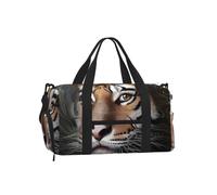Sad Tiger Duffle Bag Shoe Compartment