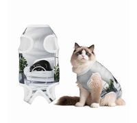 Sad Walrus Dog Surgery Suit Recovery Suit, Breathable Full Body Dog & Cat Surgical Suit with Cute Prints, Alternative to Cone for Spay Neuter Wound Care, Male & Female Pets Large