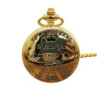 SADBE Pocket Watch,Men's Fashion Pocket Watch Pendant Necklace Clock Creative Gift