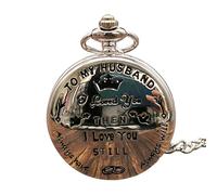 SADBE Pocket Watch,Men's Fashion Pocket Watch Pendant Necklace Clock Creative Gift