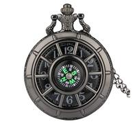 SADBE Pocket Watch,Vintage Pocket Watch Hollow Pendant Clock Pocket Watch Fashion Men's and Women's Gift
