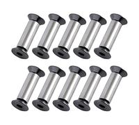 Saddgo 10pcs/lot Knife Handle Bolt Rivets Scale Screw Fastener Nut YFS Flat Hex Head Knives Fastening DIY Material Alloy-