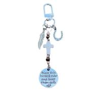 Saddle and Bridle Charm Clip, Horse Saddle and Bridle Charm Clip Leather Saddle Strings with Clip, Bless This Horse & Rider and Keep Them Safe Bridle Charm, Saddle Charm Gifts for A Horse Rider (E)