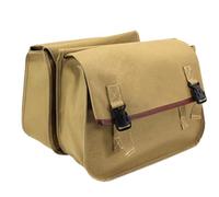 Saddle Bag, Motor Saddlebag Waterproof, Luggage Panniers for Adventure, Canvas & PVC Build, Easy Carry Gear, Convenient Riding Accessory, Motorcycle Bags for Saddles, 14.17x5.12x11.22 Inches