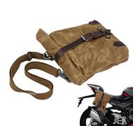 Saddle Bags Motorcycles | Effortless Setup Waterproof Tool Vintage Waxed Canvas | Fork, Pouch for Or Bikes Maintenance Equipment