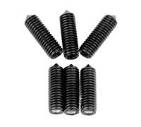 Saddle Bridge Height Adjustment Hex Screws, Guitar Bridge Hex Screws Metal for Guitar Practice (Black)