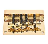 Saddle Bridge Plate, 4 String Bridge with Screw Kit for 4-string Electric Bass