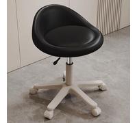 Saddle Chair Adjustable Height Rolling Stool with Back Support 14-22 inches for Hairstylist Work, Counter Height, Multiple Colors Available