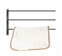Saddle Cloth Rack - Wall Mounted Swing Arm, High Performance Holder | 180 Degree Swivel Piston Attachment, Sturdy Stable Storage Shelf, Perfect for Horse Blanket, Saddle Cushion, Barn Organisation