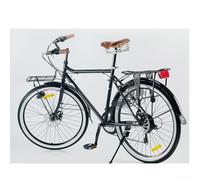 Saddle Compatible with Mountain Road Bikes Support for Ergonomic with - Comfortable Shock-Absorbing Vintage Leather for Bike Seat Cycling Cover Three-Spring (26 × 21.5 cm)