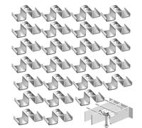 Saddle Fasteners For Grill, Drainage Fastener, 25 Pieces Fixings Solution Fixing Steps For Road Parkings Passages Sewer Outdoors Industrial Floors, For Outdoor Evacuation Grid